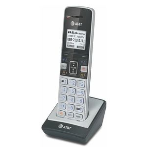 AT&T TL86003 Accessory Cordless Handset, Silver/Bl